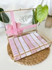 Ayıcıklı Kız Cam Çikolata Kutusu