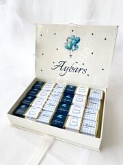 Mukavva Kurdeleli Dekoratif Çikolata Kutusu