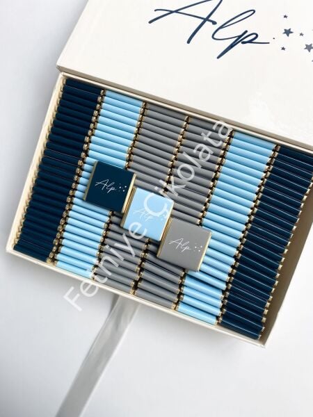 Mukavva Kurdeleli Dekoratif Çikolata Kutusu