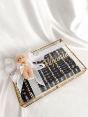 Ayıcıklı Erkek Cam Çikolata Kutusu