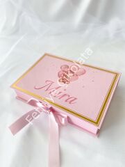 Mukavva Kurdeleli Dekoratif Çikolata Kutusu