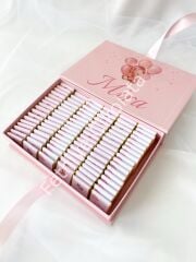 Mukavva Kurdeleli Dekoratif Çikolata Kutusu