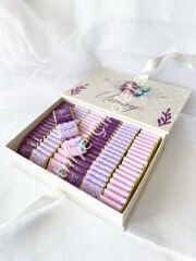 Mukavva Kurdeleli Dekoratif Çikolata Kutusu