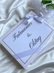 Çiçekli Karton Kutu İsteme Çikolatası