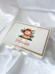 Mukavva Kurdeleli Dekoratif Çikolata Kutusu