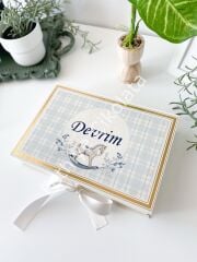 Mukavva Kurdeleli Dekoratif Çikolata Kutusu