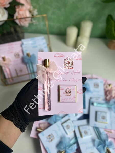 Kolonya & Çikolata Kartı