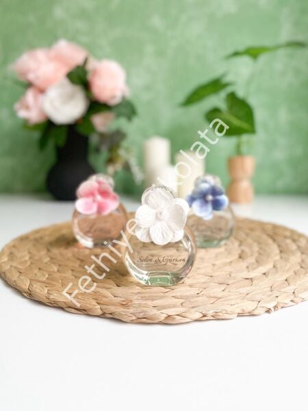 50 Ml Yuvarlak Cam Şişe Kolonya