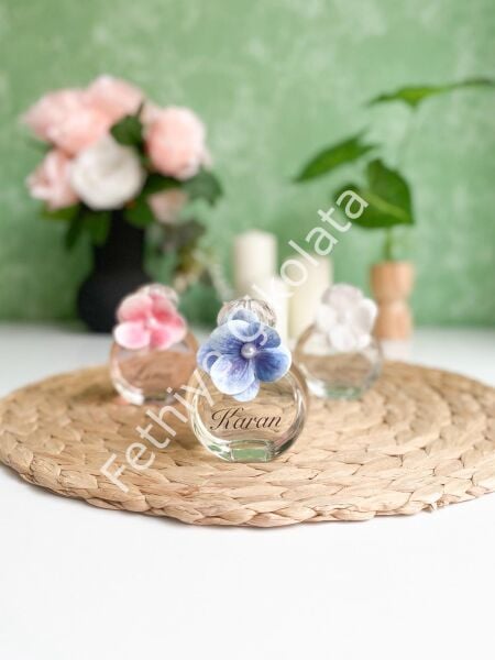 50 Ml Yuvarlak Cam Şişe Kolonya