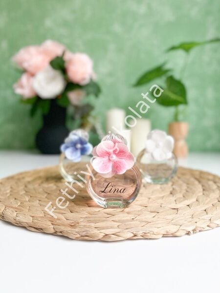 50 Ml Yuvarlak Cam Şişe Kolonya