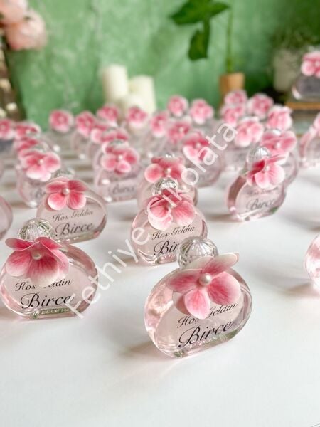 50 Ml Yuvarlak Cam Şişe Kolonya